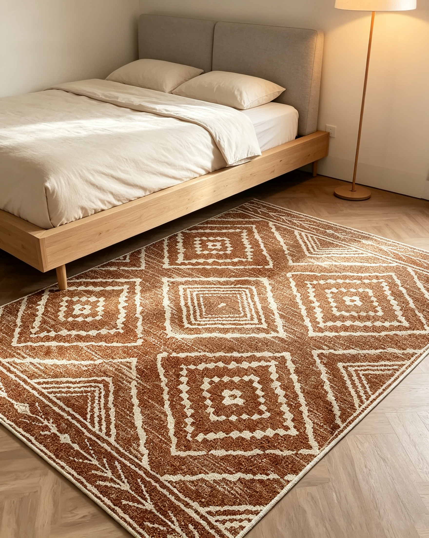 Vintage Tribal & Western Style Washable Area Rug